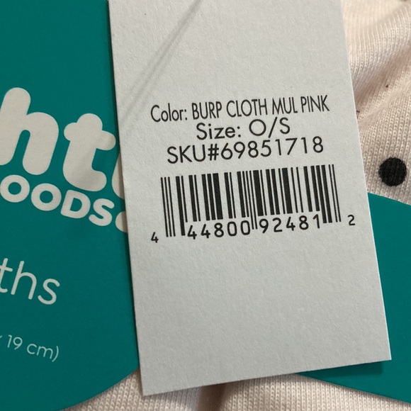 Mighty Goods BURPCLOTHS (set of 5/pink) - Picture 11 of 12